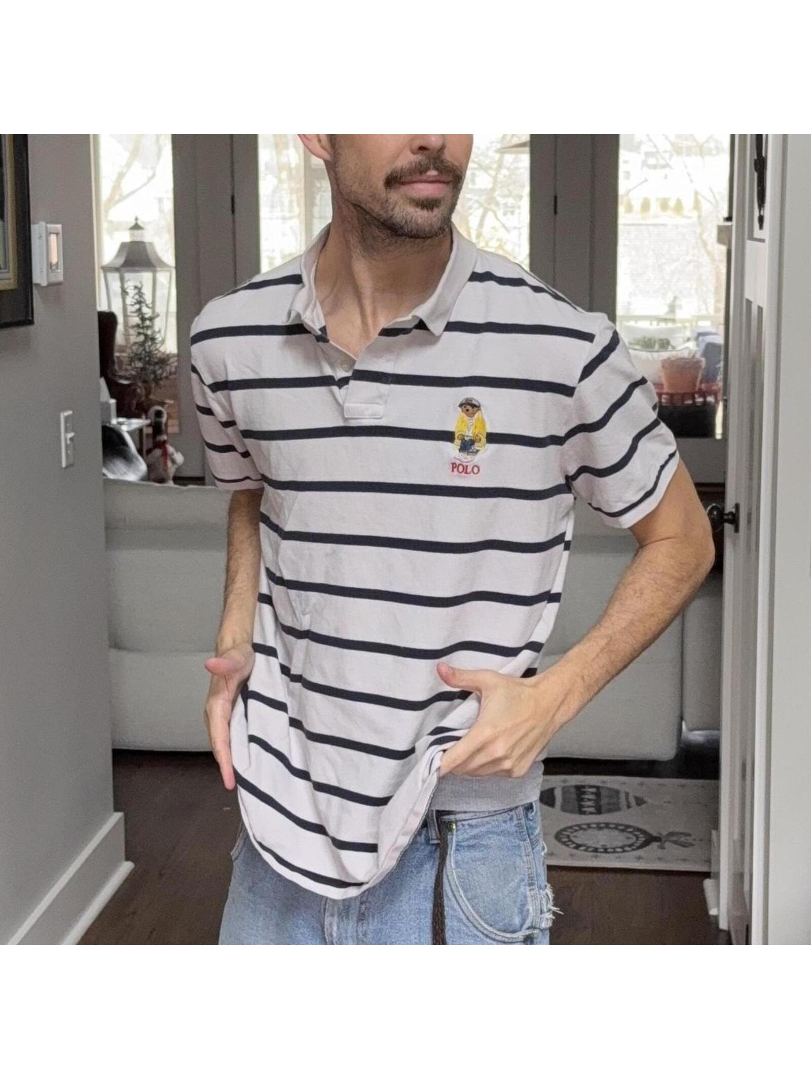 Polo Ralph Lauren Polo Bear Striped Polo Xl